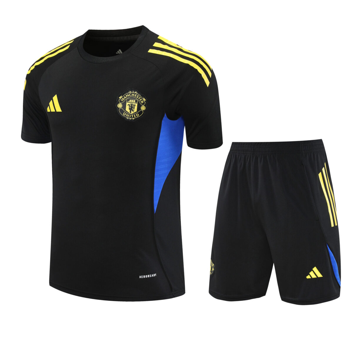 Conjunto de calentamiento Manchester United negro 2 - NewNow