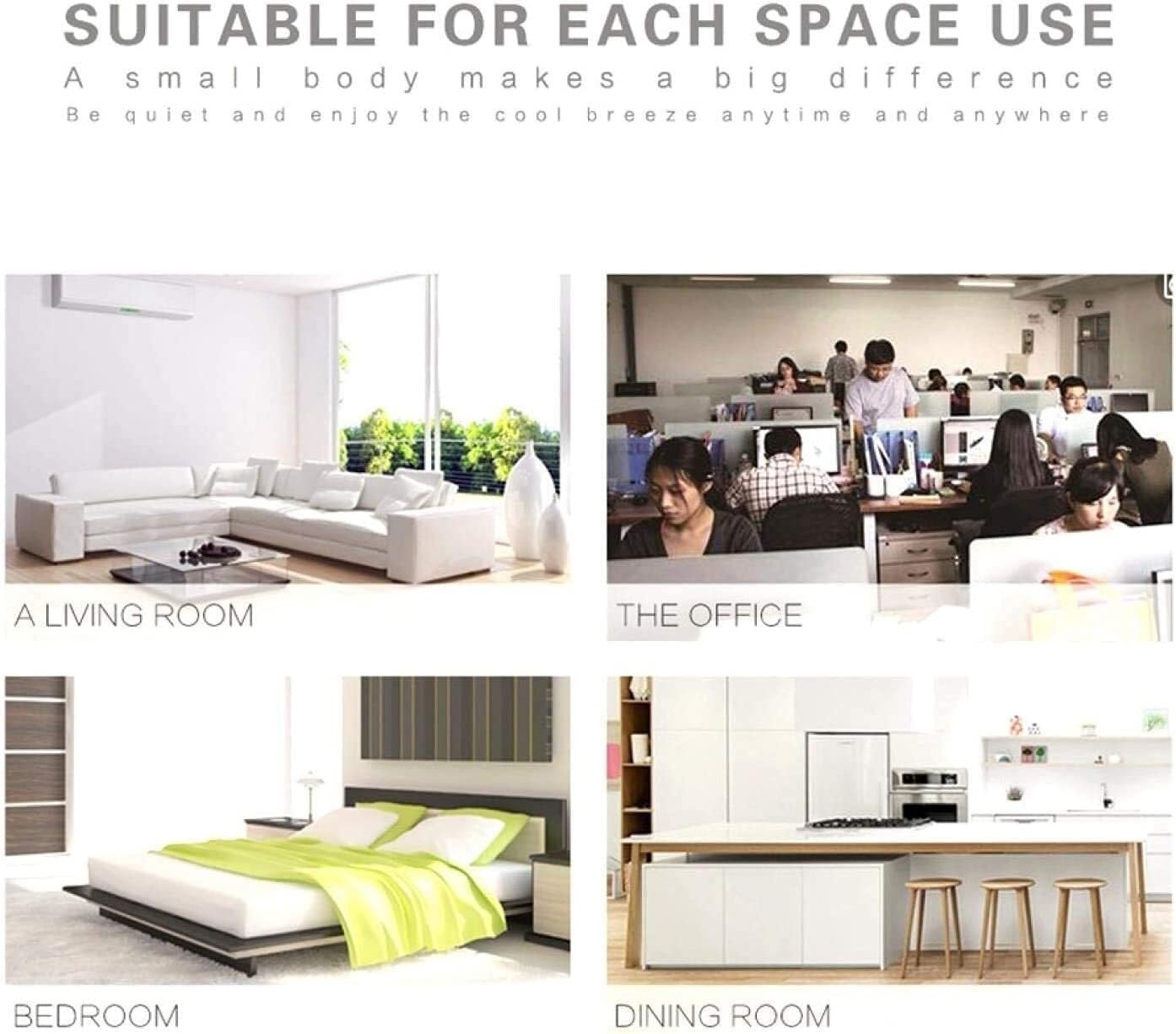 Mini Portable Air Conditioner, USB Charging Air Conditioning Fan S9 Mini Portable Air Conditioning Fan Home Refrigerator Cooler