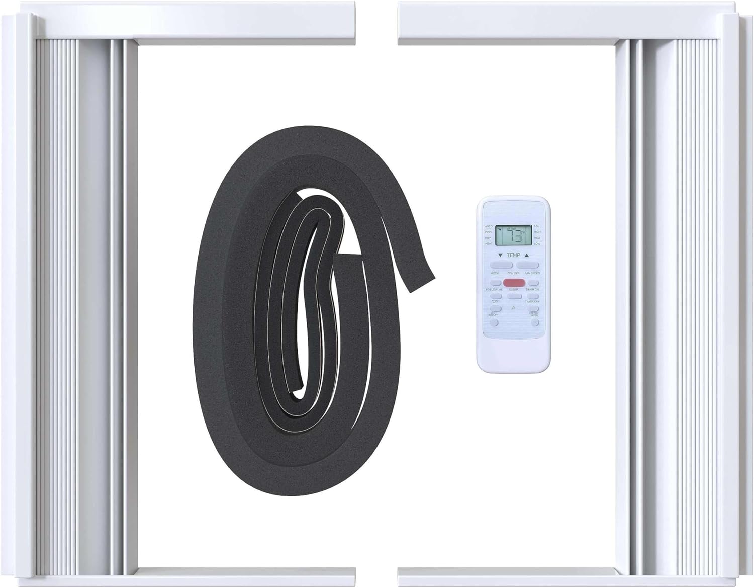 DRWHC182XNA1 18,800 BTU 230V Window Air Conditioner with 16000 BTU Supplemental Heating and Remote Control - White