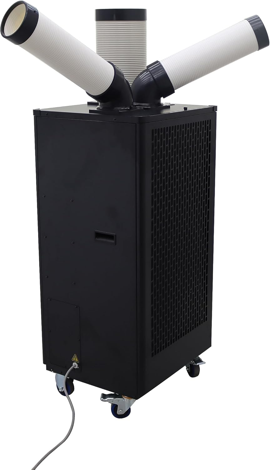 INTSUPERMAI Industrial Air Conditioner Mobile Spot Cooler Air Conditioner Workshop Post Cooling Mobile Air Conditioners Mobile Outdoor Cooling Aircon Two Outlets Mobile Outdoor Cooling Aircon 220V