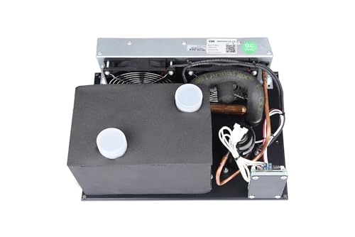 Air Conditioner, Mini DC air Conditioner, 450W Cooling, Suitable for Small Space, Electric Vehicle, car, Cabin, 12V/24V/48V, Low Vibration, Compact Design(Micro DC Aircon DV1930E-AC (48V))