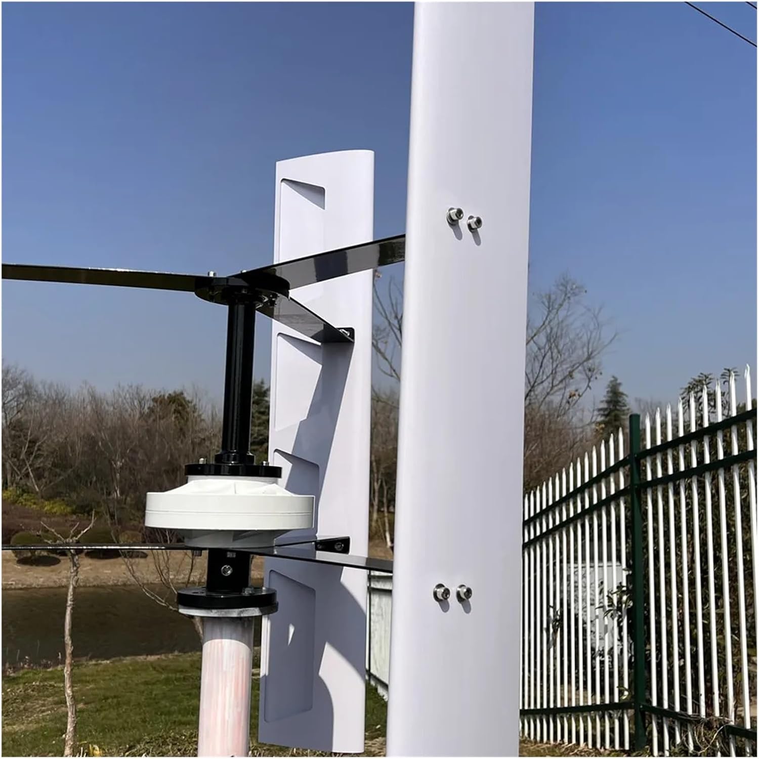 Wind Turbines, Vertical Wind Turbine nerator 1000w 12v 24v 48v 3 Phase with 3 Blades Home Use Low Wind Speed Starting Wind Turbines(1000W 12V)
