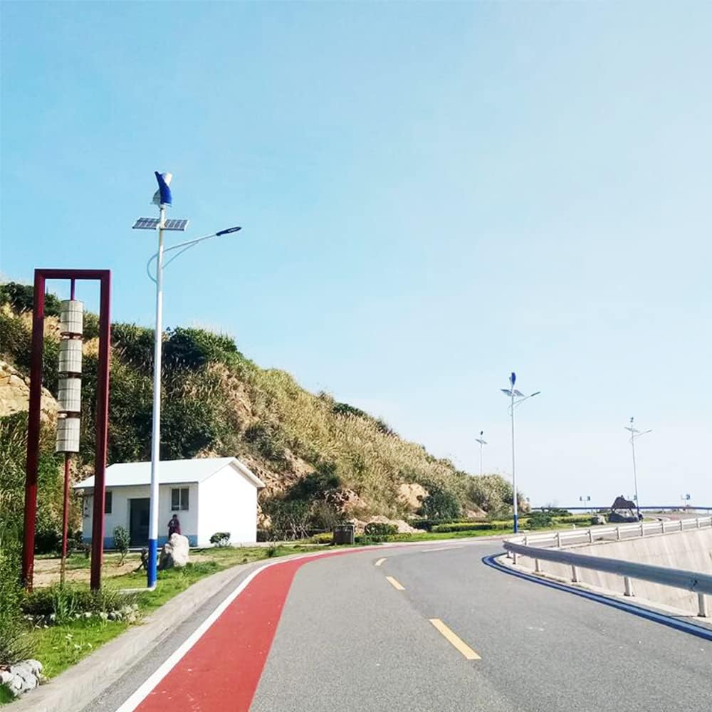 10000W Wind Turbine Generator Kit 12V-220V Portable Wind Power Turbine Generator Kit with 2 Blade/Controller,Wind Speed of 2.5M/S to Start,220v