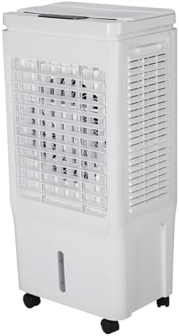 3-in-1 Portable Air Conditioner - 60° Oscillating Evaporative Air Cooler with Remote, Cools up to 215 Sq. Ft., Cooling fan Air Conditioner for Room Office Garage, White