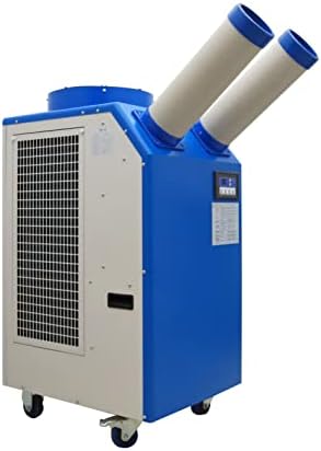 INTBUYING Mobile Industrial Air Conditioners Spot Cooler Air Conditioner Workshop Post Cooling Mobile Air Conditioners Double Outlets 220V