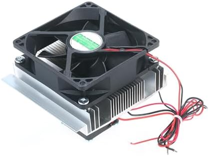 DC12V 12A 60W Cooler Water-Cooled Aluminum Radiator + Fan TEC1-12706 Semiconductor Air Conditioner Cooling Lucky