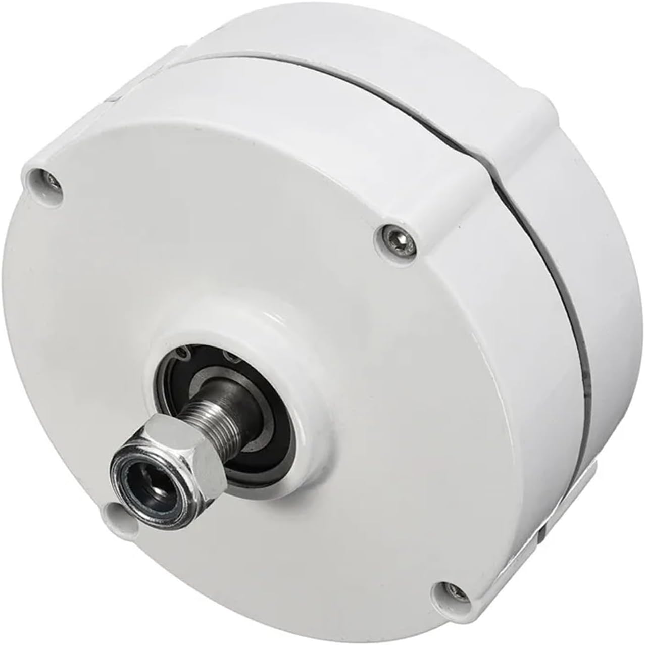 Wind Turbine Generator Motor 6000W 12V 24V 3 Phase Gearless Permanent Magnet AC Alternator for Wind Water Turbine Industrial Energy(24V)