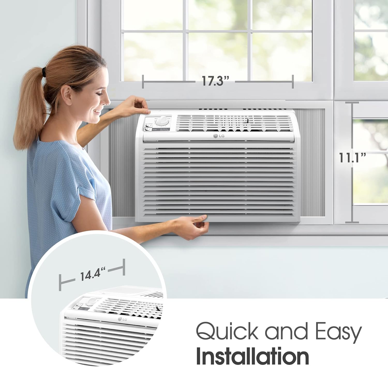 LG 5800 BTU Window Air Conditioners [2023 New] & 5000 BTU Window Air Conditioners [2023 New]