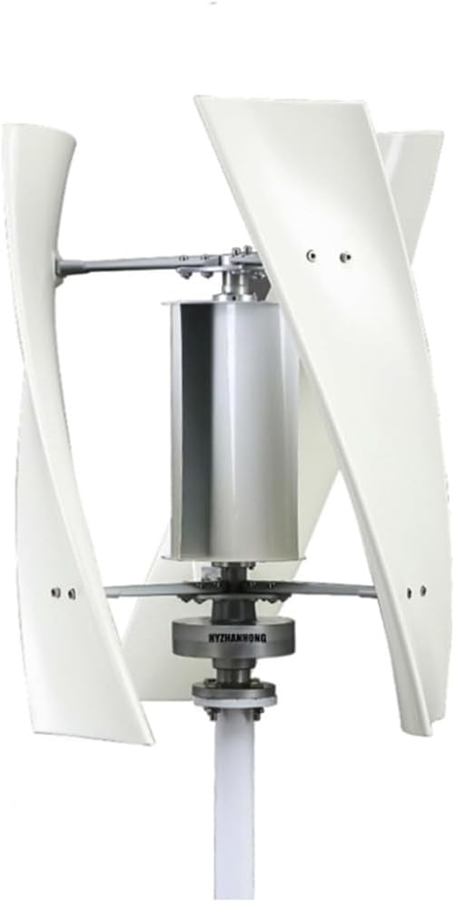 White,48V,HYZHANHONG 9000W 12V 24V 48V 220V Vertical Wind Turbine Generator,3-Blade Wind Generator with Controller, Magnetic Levitation Axis for Gazebos Huts Or Mobile Houses (White)