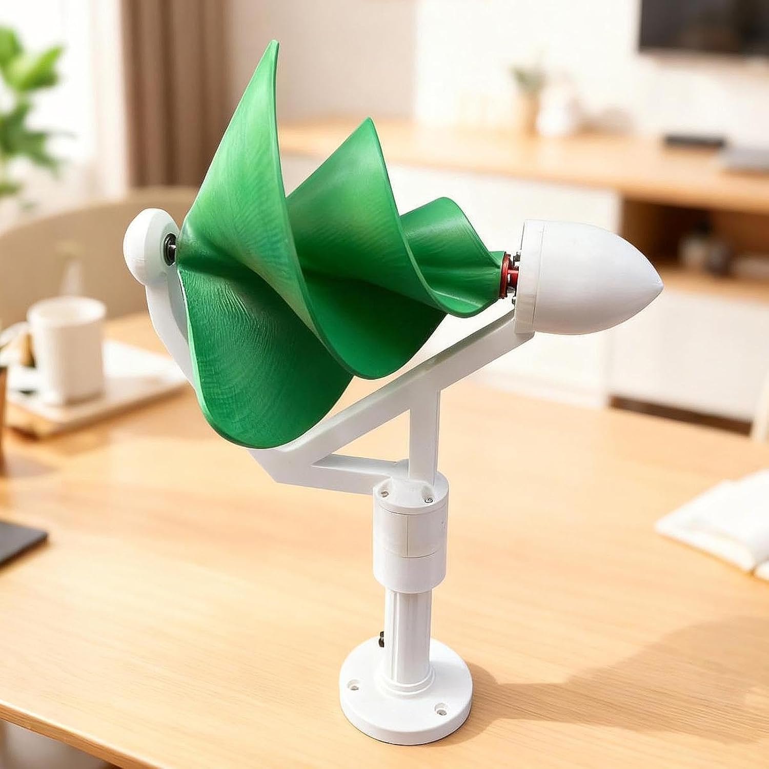 Spiral Wind Turbine Generator, High Efficiency Permanent Portable Direct Replace Three Phase Brushless, for Industrial, Green