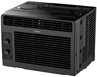 Midea 5,000 BTU 115V Mechanical Window Air Conditioner, Black (Renewed)