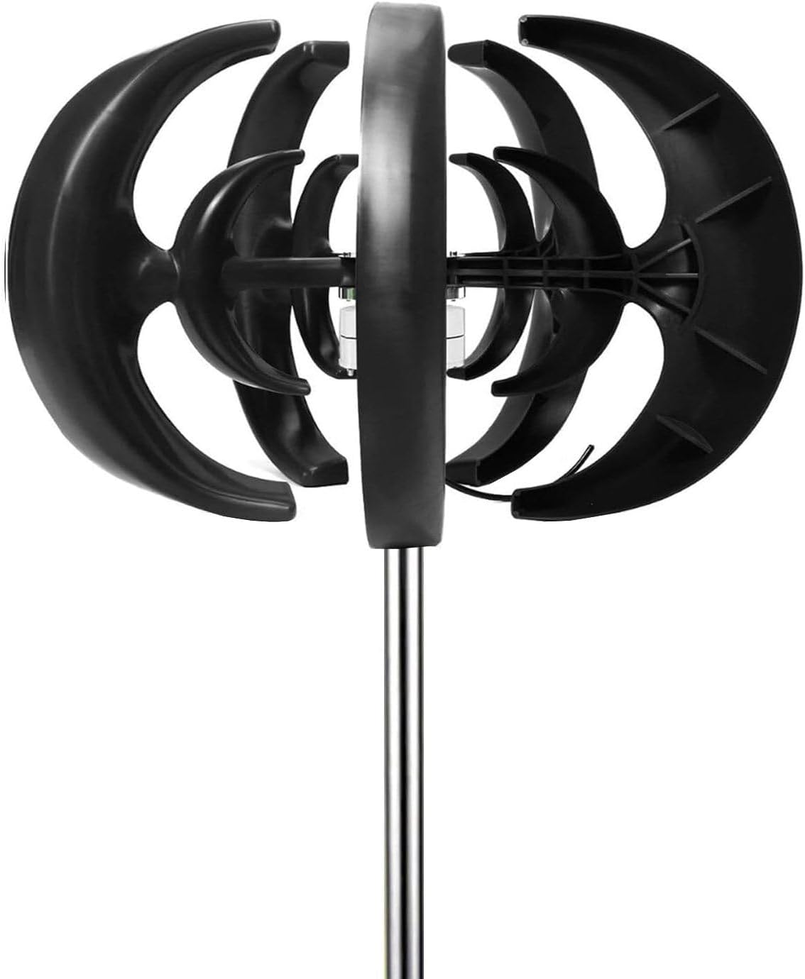 DIY Vertical Axis Wind Turbine Kit - 24V Eco-Friendly Wind Generator for Kids, Educational STEM Project, Three-Phase Permanent Magnet Model, Perfect Night Light Toy