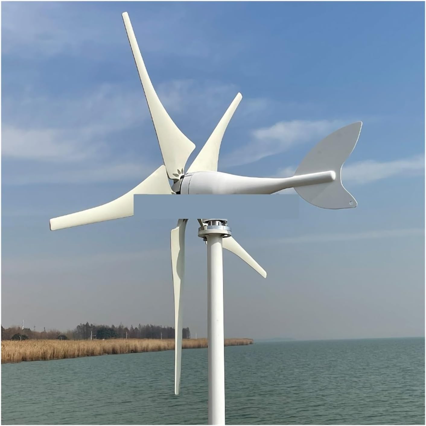 5000W Wind Turbine Generator Wind Power Complete System Kit for Home Appliance Electric Generator Camping Industrial Energy(Hybrid Control,24V)