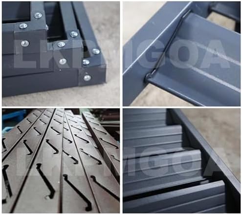 Air Conditioning Cover Aluminum, General Purpose Outdoor Air Conditioner Fence, Rainproof, Keep Away Branches and Leaves(Brown,110cm)