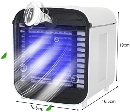Portable Air Conditioner, Mini Desktop Air Cooler, Desktop Table Cooling Fan, USB Powered Small Evaporative Cooler for Home, Dorm, Camping, Office