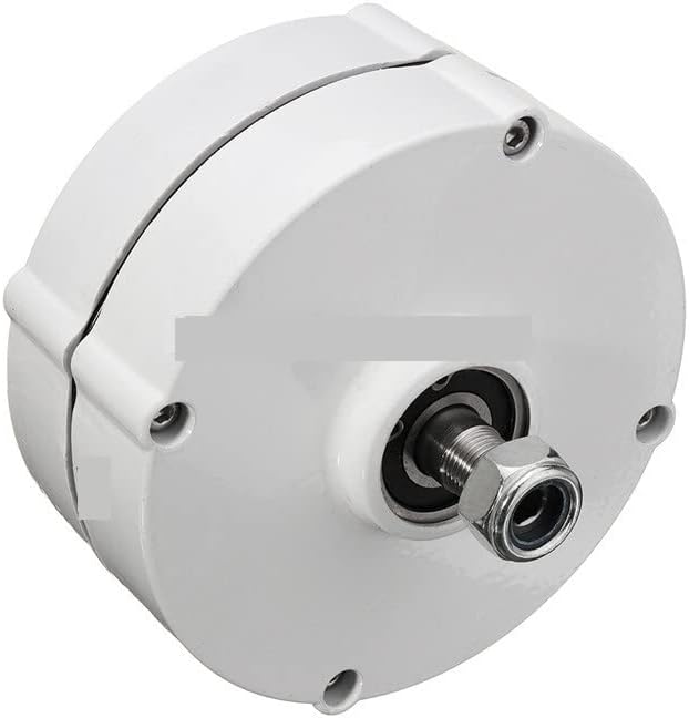 Wind Turbine, Low Speed 1000W 2000W 3000W 12V 24V 3 Phase Gearlessermanent Magnet Generator AC Pernators for Wind Turbine DIY(with Base,24V_1000W)