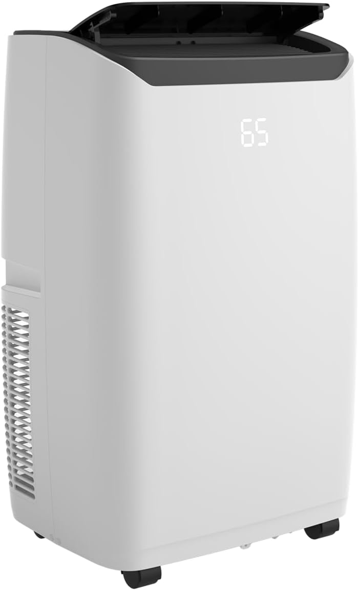 Air Conditioner 14000BTU, Drying, Fan & Cooling Modes 3-In-1 Portable Air Conditioners, Cools Room Up to 750 Sq. Ft, Portable AC with Remote Control, 24h Timer Function and Window Kit for Home