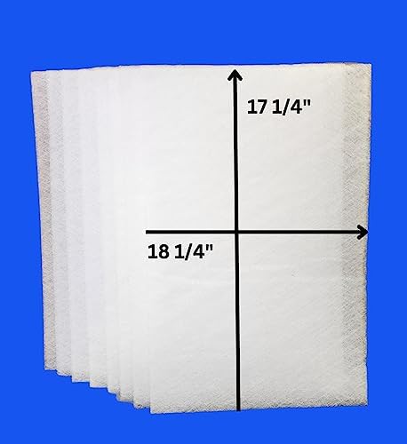 Fast-Shipped-Filters 8 Pack 20x20 Designed to Fit Respicaire CG MicroCLean 95 Air Cleaner Replacement Filter Pads Refills (4 Pack)