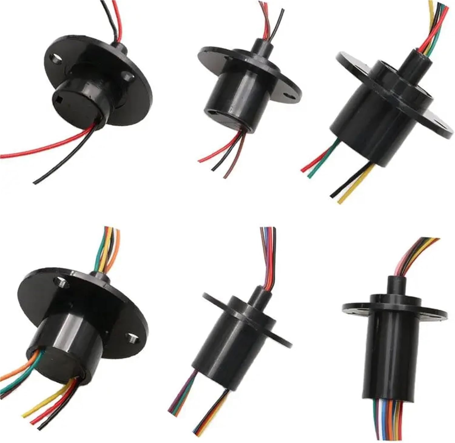 1pc 2-12 Channel Rotate Dining Table Slipring Power Slip Ring Electric Collector Rings Joint Connector for Wind Turbine Lamp(Dia 31mm 3CH 60A)