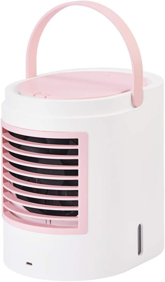 Cooling Fans USB Portable Air Conditioner Fan, 3 Speed Mini Personal Evaporative Air Cooler Small Desktop Cooling Fan with, Super Quiet Personal Table Fan Mini Evaporative Air Circulator Cooler