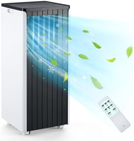 Air Conditioner 8000Btu 3-1 in, Portable Air Conditioner Built-in Cool, Dehumidifier, Fan Modes, Room Air Conditioner with Remote/Installation Kits, Cools up to 350 Sq.ft