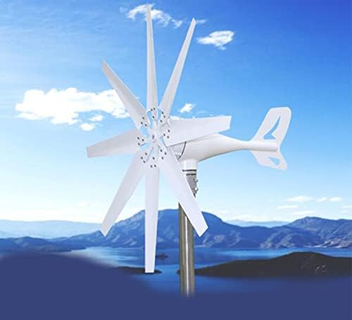 6000W Wind Turbine Generator Kit, 12V/24V/48V, 8 Blades, Marine & RV Wind Power System, Includes Charge Controller for Home & Off-Grid Energy Solutions