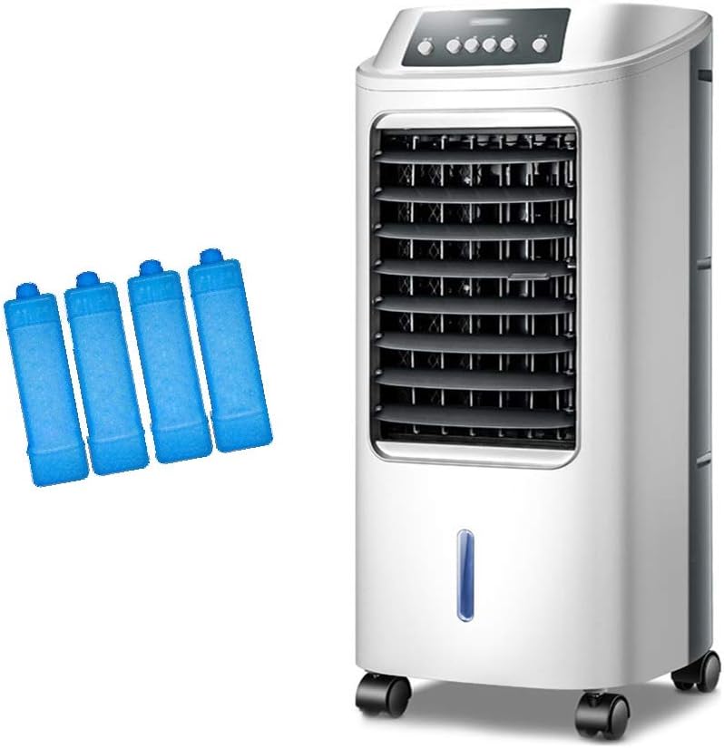 Portable Air Conditioner Fan Portable Air Cooler, Evaporative Misting Humidifier Small Air Conditioner Fan And Bladeless Noiseless Fan, For Office, Dorm, Room(Free Ice Tray)