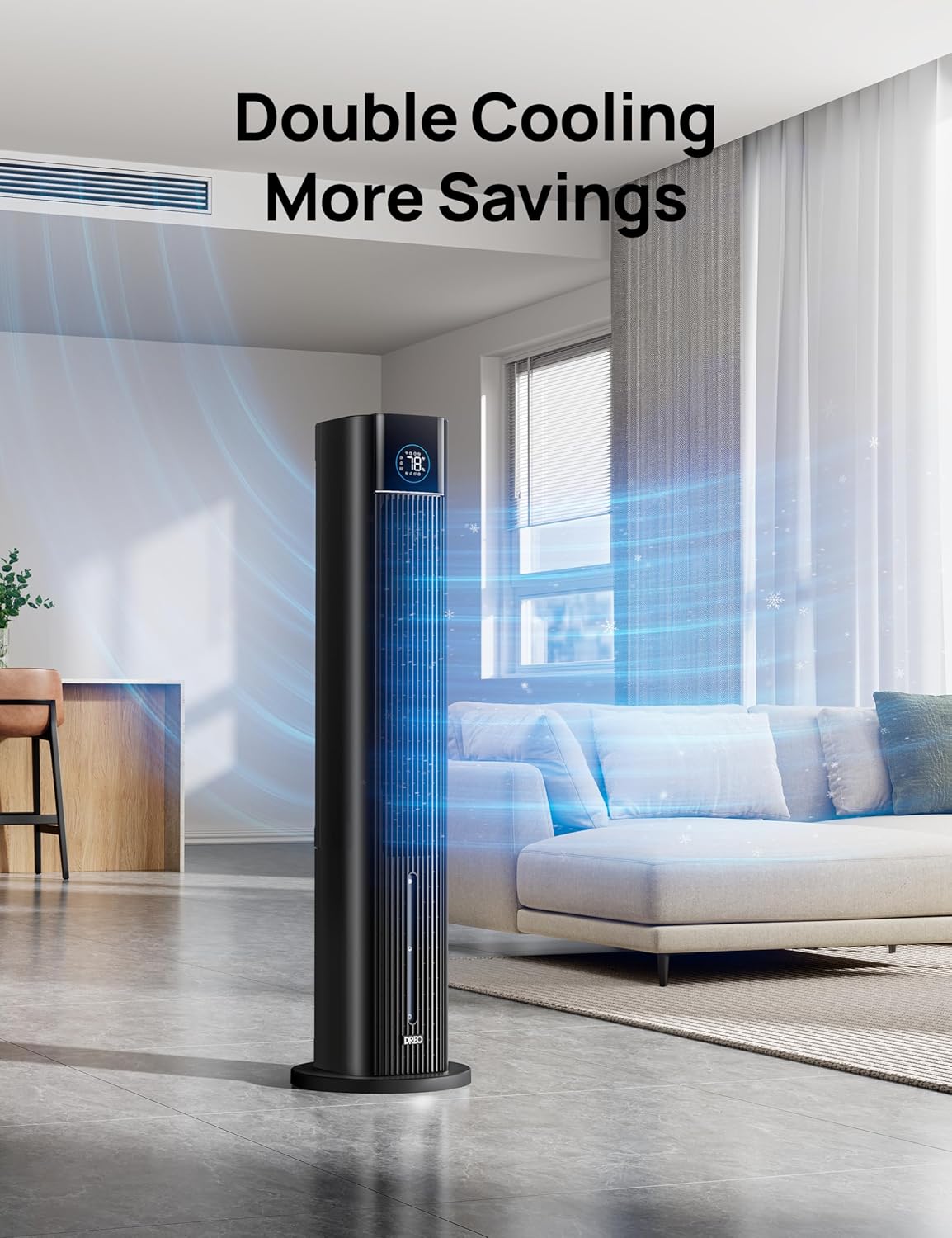 Dreo Evaporative Air Swamp Cooler, 43