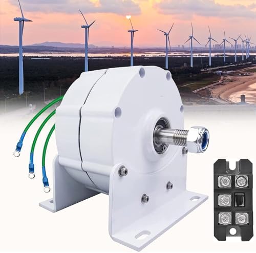 3000W-10000W Permanent Magnet Wind Turbine Generator 12V/24V/48V - DIY Horizontal Windmill, Hydro Turbine, Electric Motor for Eco-Friendly Power Solutions
