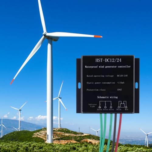 1500W-4500W Wind Turbine MPPT Charge Controller for 12V 24V 48V Systems - Efficient MPPT Wind Controller for Lithium Batteries, Solar Panels & Wind Generators