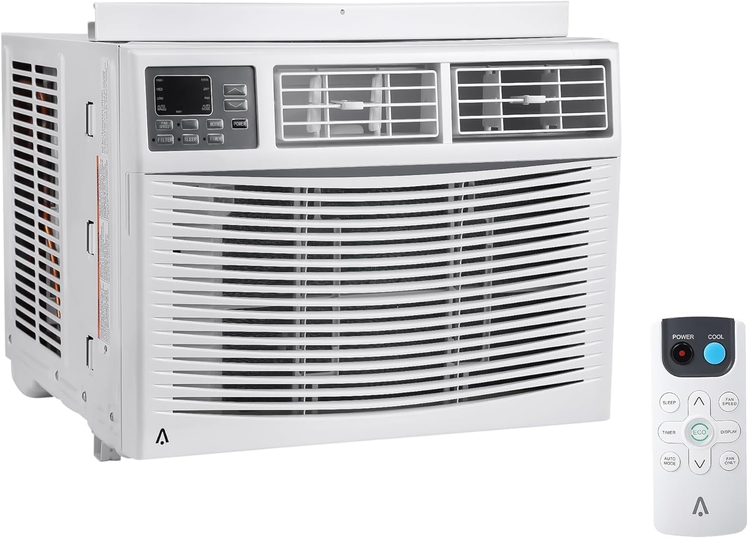 1,000 BTU Window Air Conditioner for 450 Sq.Ft, 3 Fan Speeds