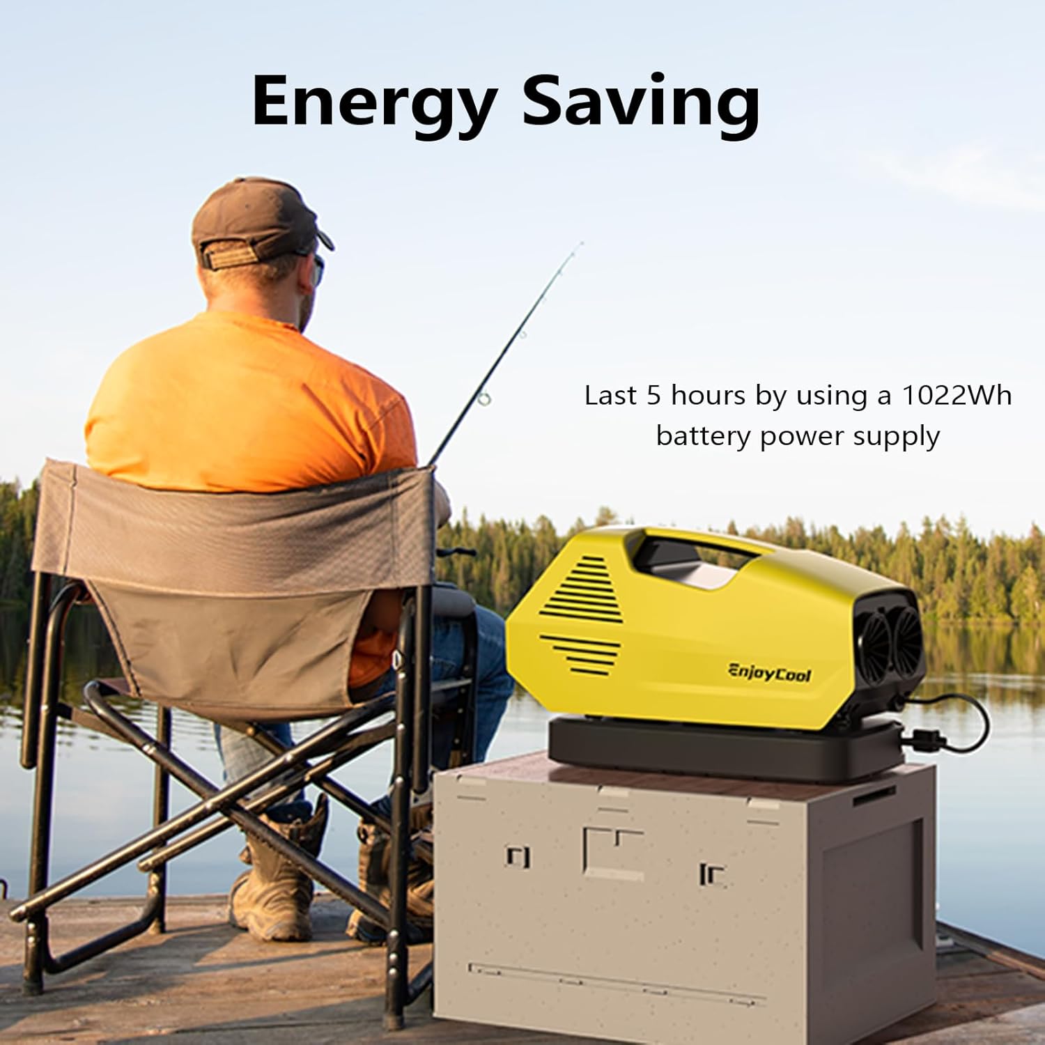 Portable Air Portable Air Conditioner for Pet Low Noise (44DB) and Low Power Consumption (220W) 2380 BTU Outdoor Air Conditioner tent air conditioner for camping Conditioner for Camping