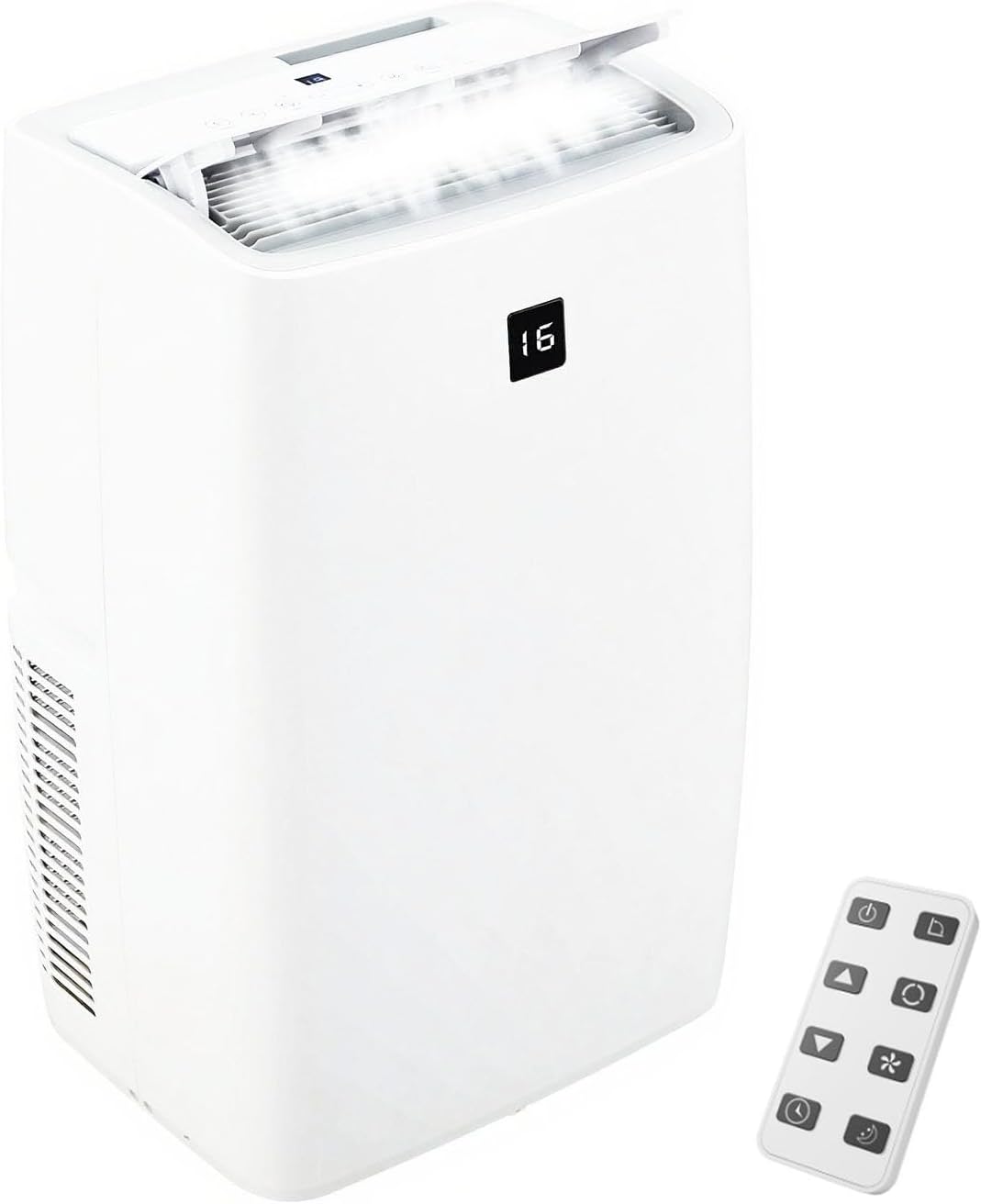 12000 BTU Smart Portable Air Conditioner, Cools Up to 550 Sq.Ft, 4 Modes, Quiet Operation Portable AC Unit with Remote Control, 24Hrs Timer, Ideal for Home,Office,and Dorms