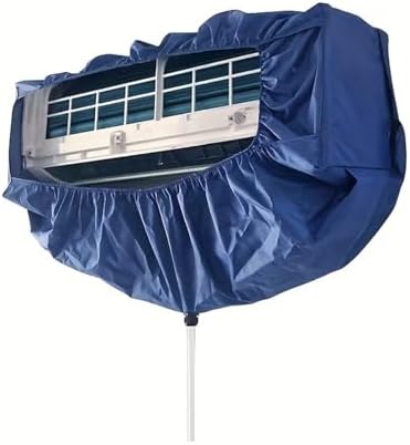 Air Conditioning Cleaning Cover: Thickened Dust Water Bag With Support Plate Cleaner Set For 9000~36000BTU Hanging AC(7pcs 120cm 47.2in)