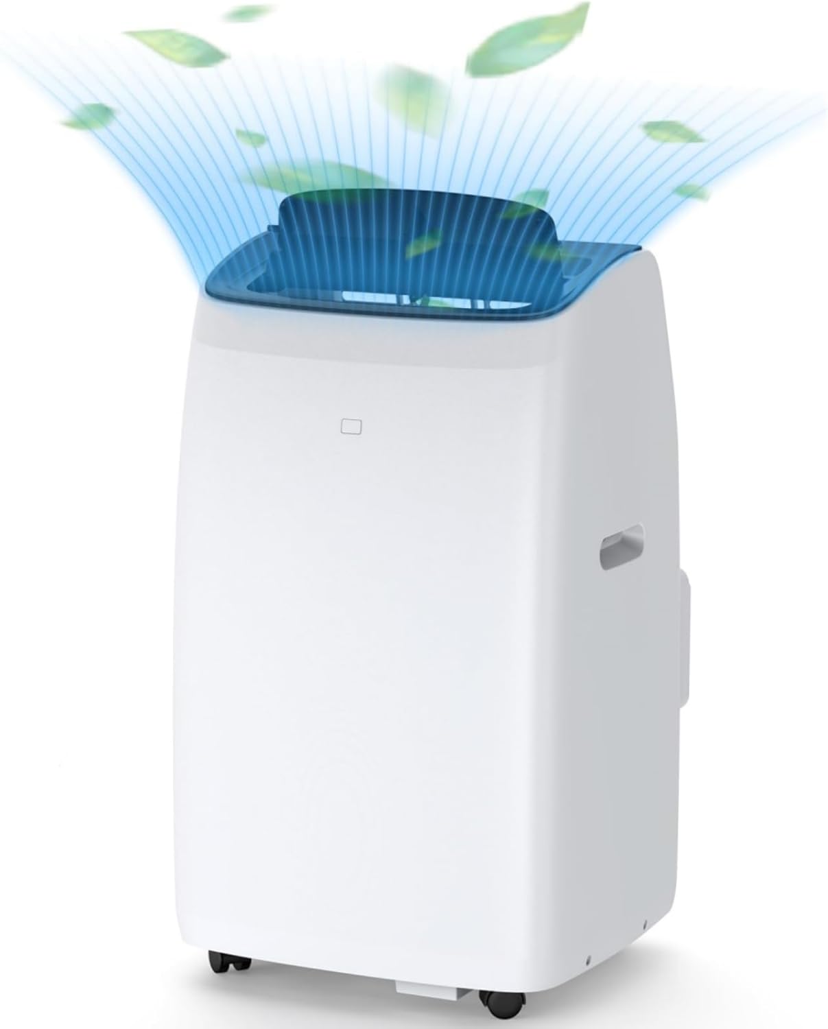 14000BTU Inverter Portable Air Conditioner - Cools & Heats Up to 750 Sq Ft, Dual Hose Efficiency, Functionality, Quiet 42dB Sleep Mode, and Easy Window Installation Kit