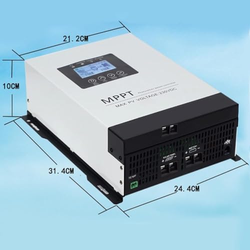 30A MPPT Solar Charge Controller, 12V-48V Battery Regulator, Max PV Input 230V, LCD Display for Efficient Solar Panel Charging