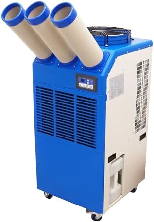TECHTONGDA Industrial Spot Cooler Mobile Air Conditioner Outdoor Cooling Machine Aircon 220V Columns Outlet 910m³/h Air Flow