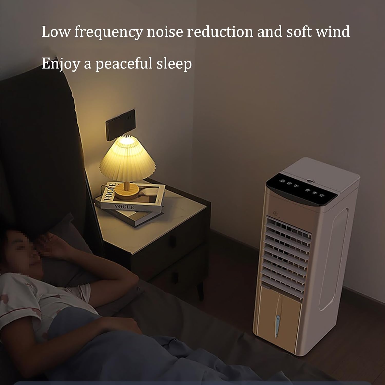 Refrigeration Small Air Cooler,Three Adjustable Wind Speeds,household Portable Air Conditioner,1-12 Hour Timer Evaporative Air Cooler,for Living Rooms, Resta(Color:Remote control single cooling)