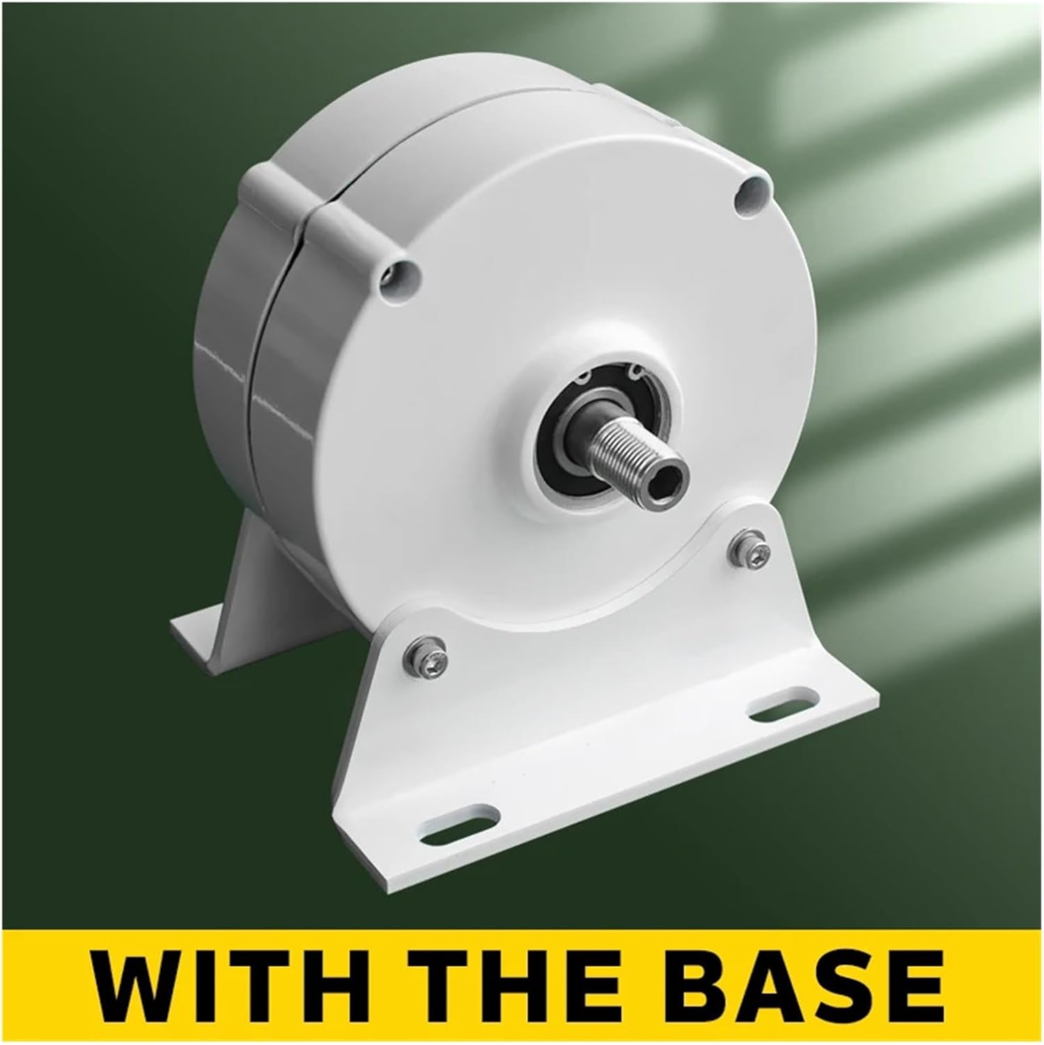 Wind Turbine Generator 750 RPM 500w 12V 24V Windmill AC DC Power Magnetic Dynamo Water Turbine Hydro tor Industrial Energy(with The Base,12V_500W)