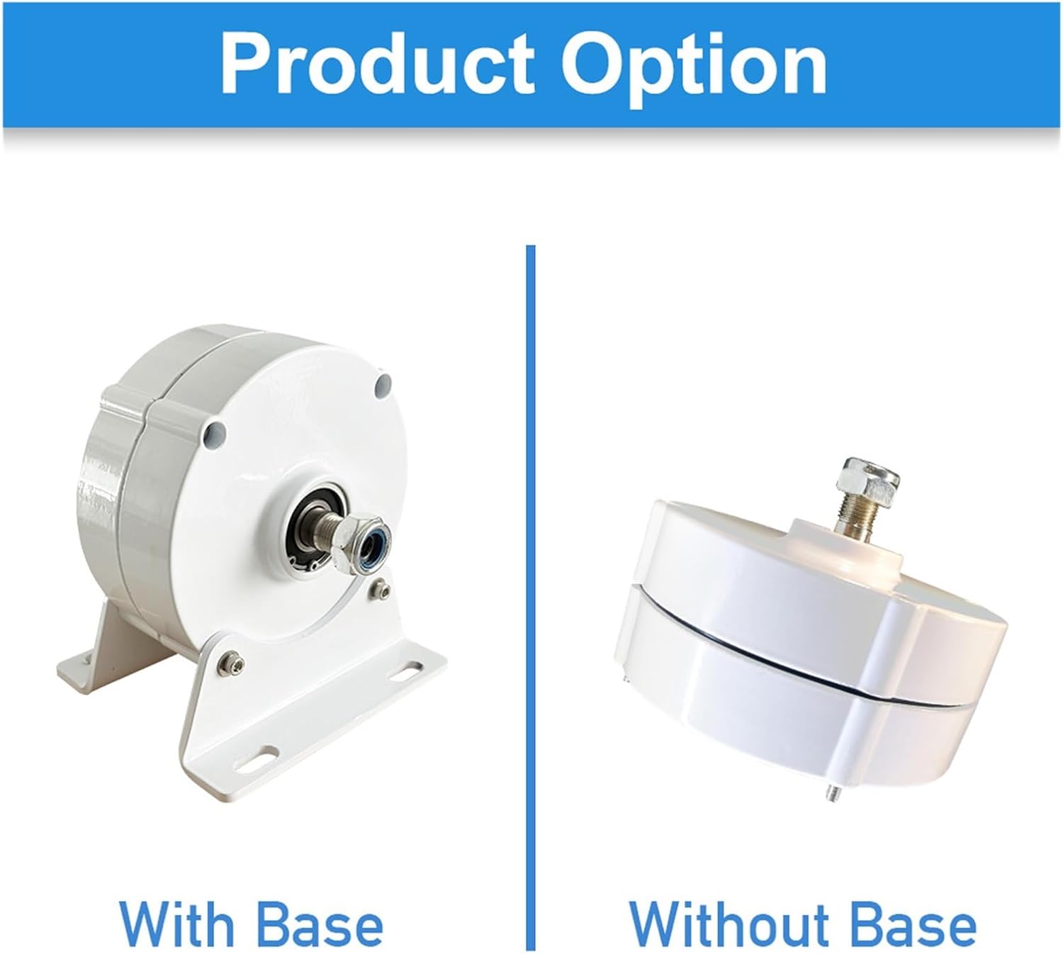 500W 12V 24V 48V Gearless Permanent Magnet Generator Turbine Low Speed for Water Conservancy and Wind Power Household Industrial Energy(Model1,24V)