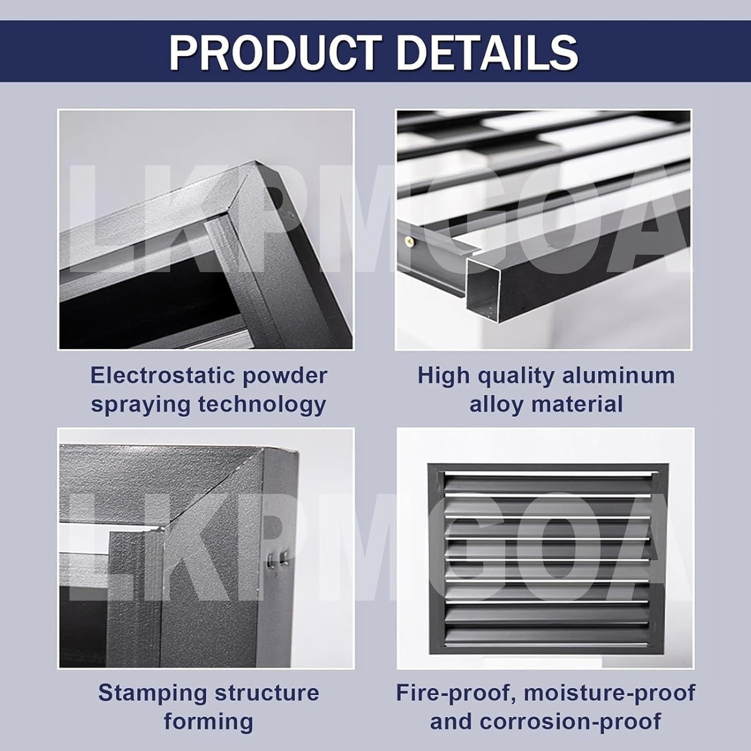 Air Conditioning Cover Aluminum, Covers Air Conditioning for Exterior Unit, Suitable for All Weather, Noise reducing(Brown,100cm)