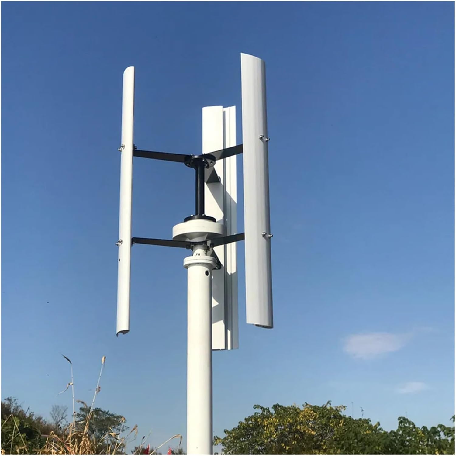 Wind Turbines, 5000W Wind Turbine nerator Household Energy Stora System Vertical Home Appliance 48V Low Wind Speed Starting Wind Turbine(24V)