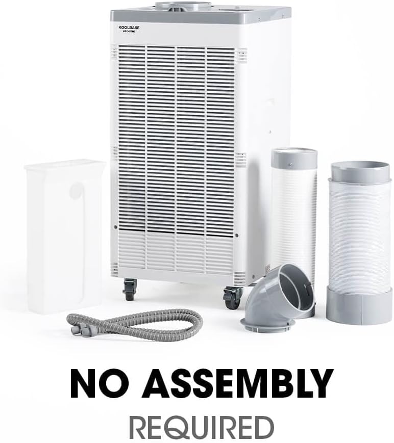 KoolBase MSC407NE Indoor Outdoor Mobile Spot Cooler, Portable Air Conditioner, 8,500BTU, R410A Refrigerant