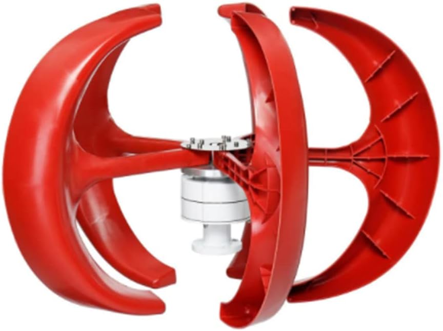 4500W 5 Blades 12V 24V Vertical Axis Wind Turbines Generator Lantern Motor Kit Electromagnetic for Home Hybrids Streetlight Use