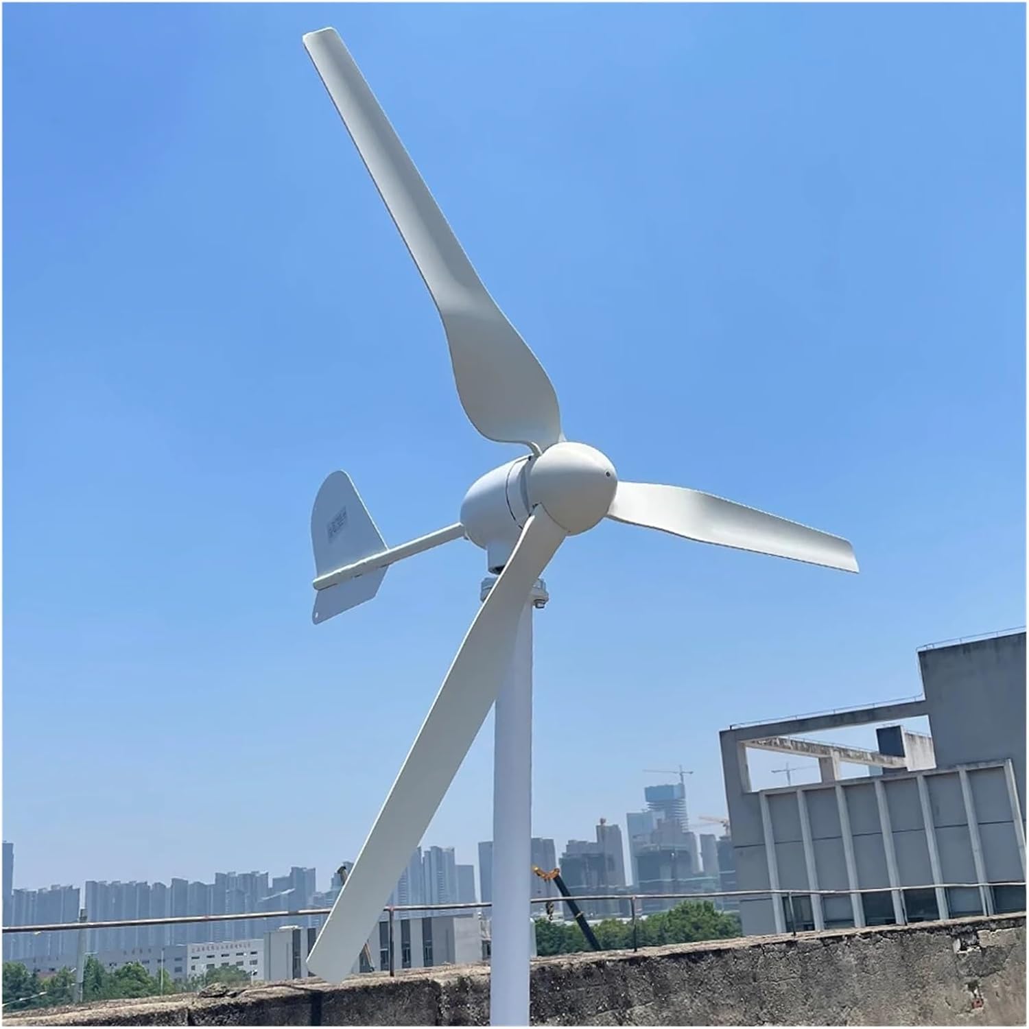 Wind Turbine Generator 10000W 5000W 8KW with MPPT Charge Controller Windmill Small Wind Generator Home Use System RV Yacht Farm Industrial Energy(with Hybrid controll,12V_15KW)