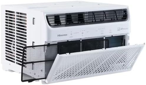 Hisense Window Air Conditioner with Inverter technology & ConnectLife App 350 SQ. FT 8000 BTU WI-FI, Remote control, 3 different modes (Cooling, Fan, Dehumidifier), Noise 52 dB - AW0822TW1W (Renewed)