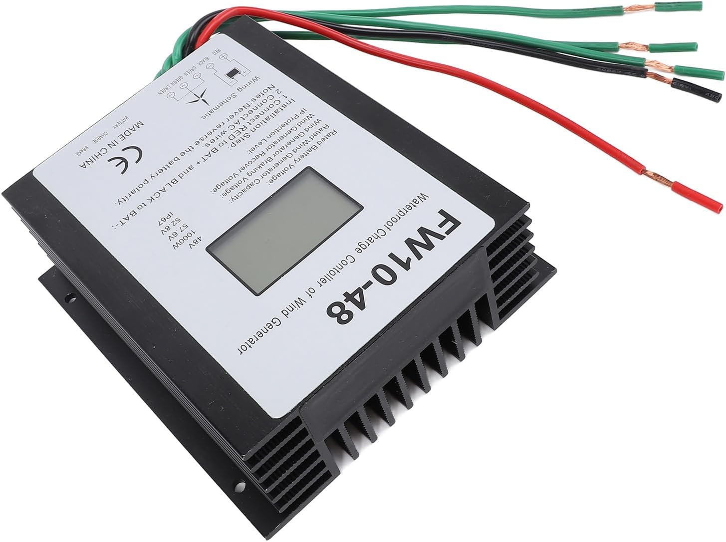 MPPT Wind Turbine Charge Controller, 48V, 1000W, IP67 Water - High - Efficiency Regulator, Automatic Brake & Recovery, Perfect for Off - Grid Power Systems