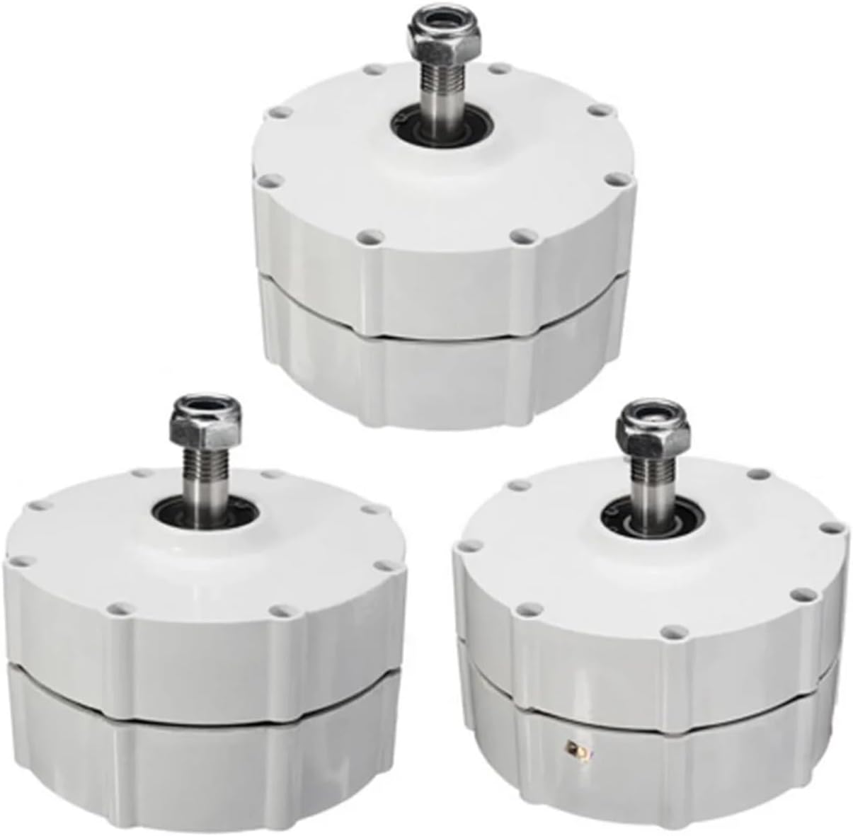 Low Speed Wind Turbines Generator 500W 600W 800W 12V 24V 48V Gearless Magnet Generator AC tors for Wind Turbine Water Turbine Industrial Energy(Without Base,24V_800W)