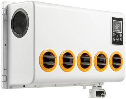 12V Truck Cab Air Conditioner Split, Car Air Conditioning Kit, Auto Air Conditioner Inner Unit with Outer Unit,Universal for Car Cab Within 6㎡/64ft²