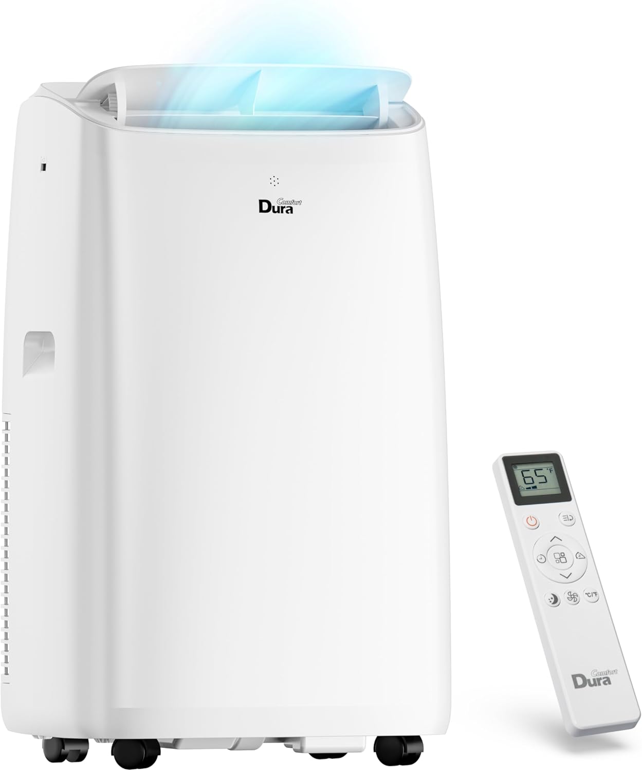 DuraComfort 14,000 BTU Portable AC | 3-in-1 Cooling, Fan & Dehumidifier | R32 Refrigerant | Remote & Window Kit | Cools Up to 450 Sq Ft